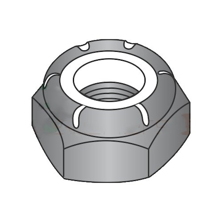 Newport Fasteners Nylon Insert Lock Nut, 3/8"-16, Steel, Black Oxide, 1000 PK 626131